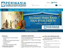 Tablet Screenshot of perinasia.com